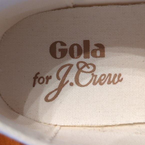 Gola Coaster for JCrew Sneakers, Cream and Gold Polka Dots, Size 9, Worn Once - Picture 2 of 6